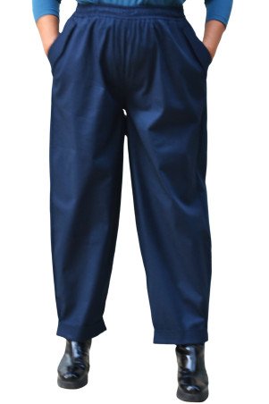 Plus Size Cotton Wide-Leg Pants – Comfort & Style