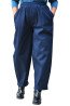 Navy Cotton Wide-Leg Pants – Relaxed Fit & Everyday Comfort