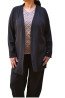 ✨ Elegant plussize black cardigan, timeless, effortlessly chic!