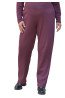 ✨ Burgundy ribbed trousers with an elastic waist for effortless comfort and style.