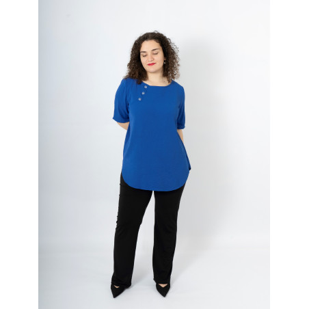 Κρεπ Μπλούζα Plus Size – Ελληνικής Κατασκευής