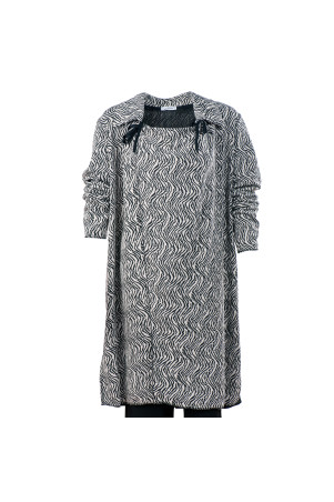 CARDIGAN EKROU/BLACK ✅