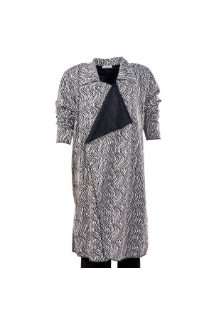 CARDIGAN EKROU/BLACK ✅